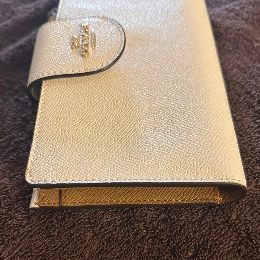 Coach Gold and Cream Wristlet - Picture 10 of 10